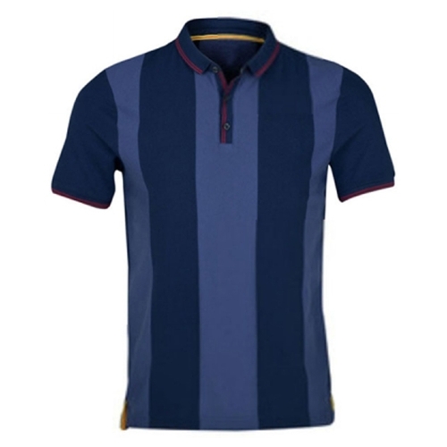 STRIPE PANEL POLO SHIRT